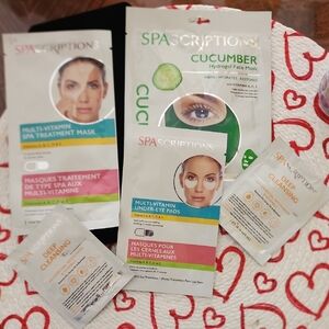 Skincare Set - Multi-Color 5 Different Spa Treatments Face.